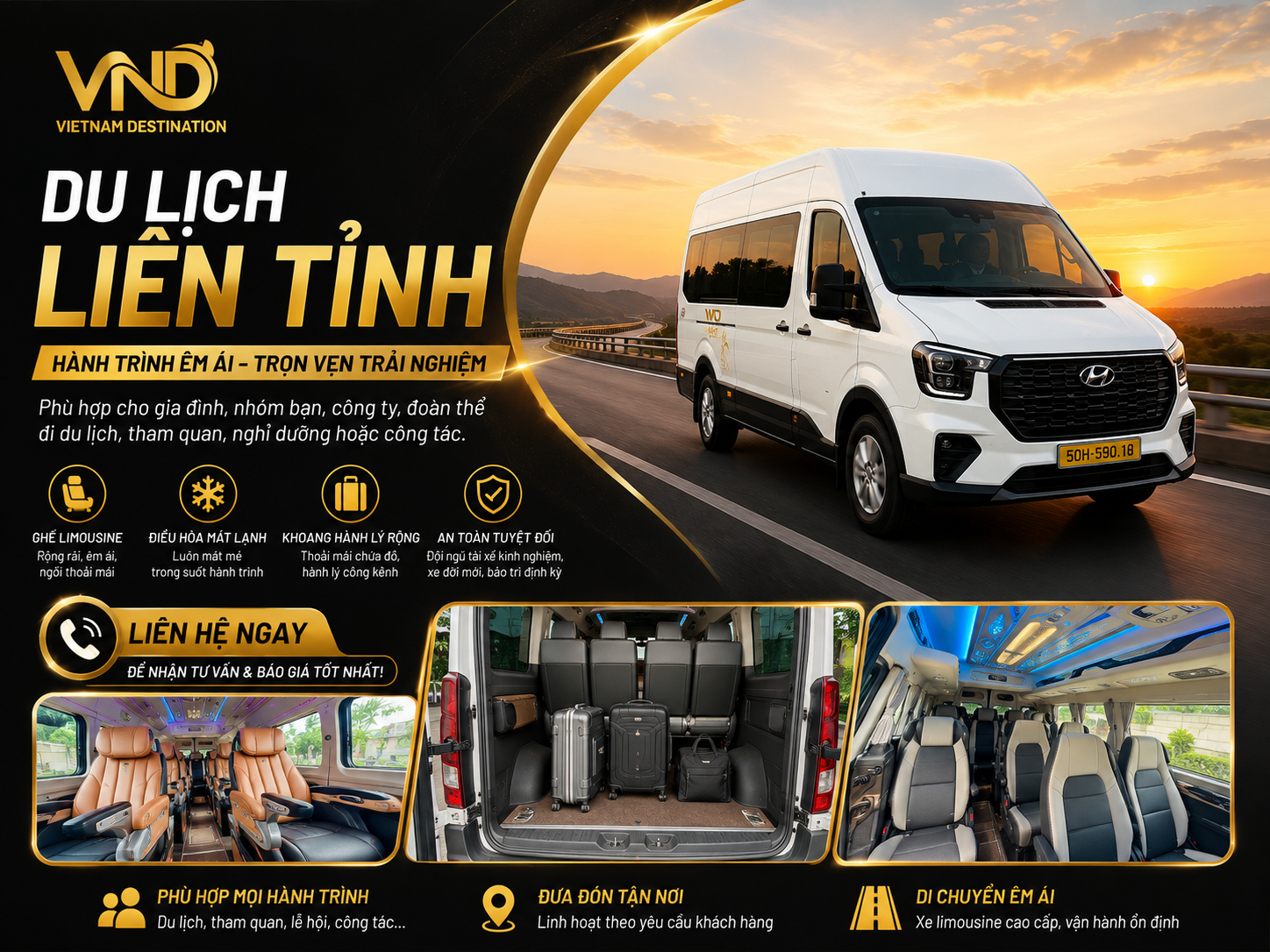 Thuê xe Du lịch liên tỉnh